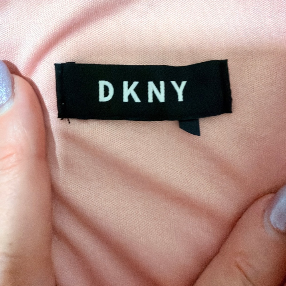 DKNY Pink Pleated Dress size small work wear old money casual chic - Picture 7 of 10